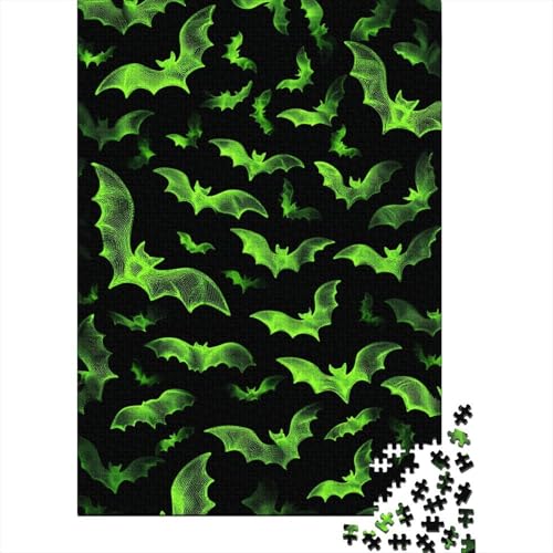 Grünes Fledermausmuster 38x26cm/1000pcs Schwer Puzzle Lernspiel Impossible Herausforderung Spielzeug Für Erwachsene Kinder Grünes Fledermausmuster 38x26cm/1000pcs Schwer Puzzle Lernspiel Impossible Herausforderung Spielzeug Für Erwachsene Kinder von kaiyun