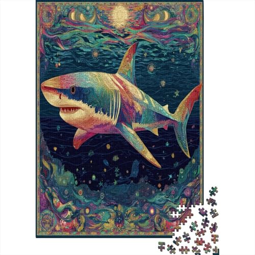 Hai 38x26cm/1000pcs Erwachsenenpuzzle - DIY-Puzzlespielzeug Hai 38x26cm/1000pcs Erwachsenenpuzzle - DIY-Puzzlespielzeug von kaiyun