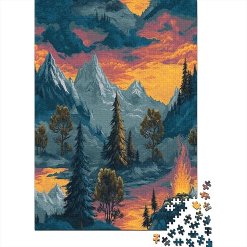 Interessante Kiefern 70x50cm/1000pcs Puzzle, Lernspiel Impossible Berghintergrund Herausforderungsspielzeug Für Erwachsene Teenager Interessante Kiefern 70x50cm/1000pcs Puzzle, Lernspiel Impossible Berghintergrund Herausforderungsspielzeug Für Erwachsene Teenager von kaiyun