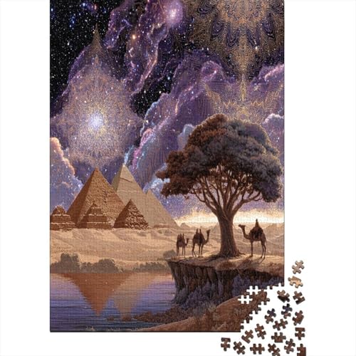 Kamele durchqueren die Sternenwüste 38x26cm/1000pcs Puzzle, Lernspiel Impossible Pyramiden Herausforderungsspielzeug Für Erwachsene Teenager Kamele durchqueren die Sternenwüste 38x26cm/1000pcs Puzzle, Lernspiel Impossible Pyramiden Herausforderungsspielzeug Für Erwachsene Teenager von kaiyun