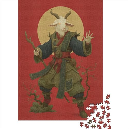 Kung Fu Ziege Puzzle 1000 Teile Für Erwachsene, Lernspiele, Heimdekoration70x50cm/1000pcs Kung Fu Ziege Puzzle 1000 Teile Für Erwachsene, Lernspiele, Heimdekoration70x50cm/1000pcs von kaiyun
