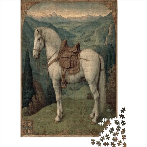 Mittelalterliche Malerei 70x50cm/1000pcs Schwer Puzzle Lernspiel Impossible Lonely Horse Herausforderung Spielzeug Für Erwachsene Kinder Mittelalterliche Malerei 70x50cm/1000pcs Schwer Puzzle Lernspiel Impossible Lonely Horse Herausforderung Spielzeug Für Erwachsene Kinder von kaiyun