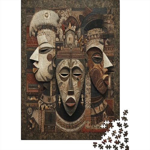 Puzzle 70x50cm/1000pcs Erwachsene Afrikanische Kunst Damen Herren Holzbrett Präzisions-Interlocking Puzzle 70x50cm/1000pcs Erwachsene Afrikanische Kunst Damen Herren Holzbrett Präzisions-Interlocking von kaiyun