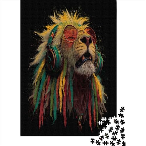 Rasta-Löwe mit Sound System Puzzle 38x26cm/1000pcs Erwachsene Puzzle,Home Decor Rasta-Löwe mit Sound System Puzzle 38x26cm/1000pcs Erwachsene Puzzle,Home Decor von kaiyun