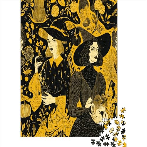 Retro-Hexe 38x26cm/1000pcs Schwer Puzzle Lernspiel Impossible Herausforderung Spielzeug Für Erwachsene Kinder Retro-Hexe 38x26cm/1000pcs Schwer Puzzle Lernspiel Impossible Herausforderung Spielzeug Für Erwachsene Kinder von kaiyun