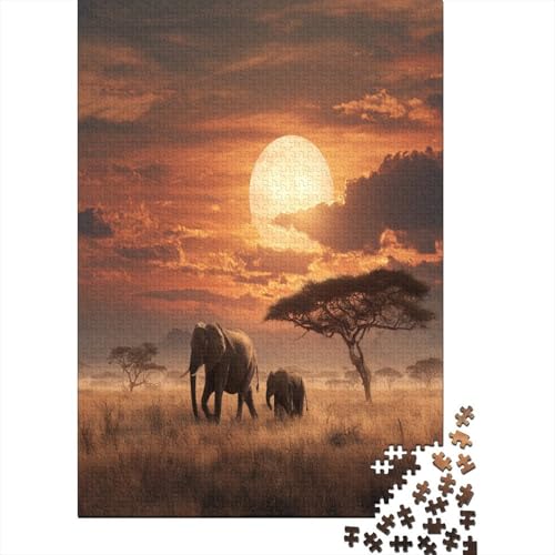 Savannenlandschaft Sonnenuntergang, Elefant1000 Teile: Unmögliches Puzzle Für Erwachsene, Spiele, Geschenke, Kinder, Herausforderungs70x50cm/1000pcs Savannenlandschaft Sonnenuntergang, Elefant1000 Teile: Unmögliches Puzzle Für Erwachsene, Spiele, Geschenke, Kinder, Herausforderungs70x50cm/1000pcs von kaiyun