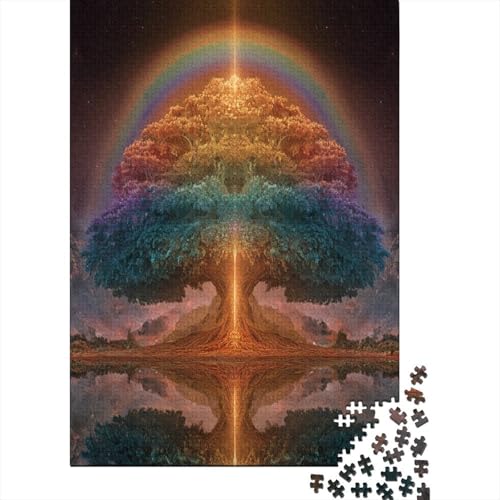 Schöner Regenbogenbaum Rätsel Für Erwachsene |Spirituelle Kunst| 70x50cm/1000pcs Puzzles Lernspiele Home Decor Schöner Regenbogenbaum Rätsel Für Erwachsene |Spirituelle Kunst| 70x50cm/1000pcs Puzzles Lernspiele Home Decor von kaiyun