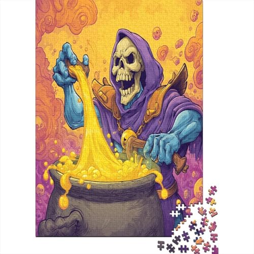 Skelett King, Cartoon Style1000 Teile: Unmögliches Puzzle Für Erwachsene, Spiele, Geschenke, Kinder, Herausforderungs38x26cm/1000pcs Skelett King, Cartoon Style1000 Teile: Unmögliches Puzzle Für Erwachsene, Spiele, Geschenke, Kinder, Herausforderungs38x26cm/1000pcs von kaiyun