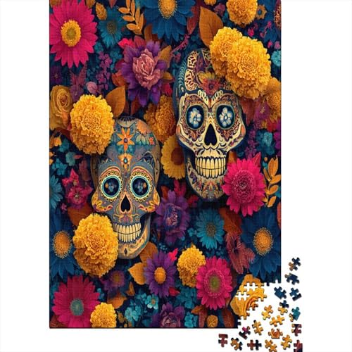 Totenkopf mit exquisiten Mustern Puzzle 1000 Teile Für Erwachsene, Lernspiele, Heimdekoration70x50cm/1000pcs Totenkopf mit exquisiten Mustern Puzzle 1000 Teile Für Erwachsene, Lernspiele, Heimdekoration70x50cm/1000pcs von kaiyun