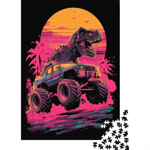 Tyrannosaurus fährt einen LKW 70x50cm/1000pcs Schwer Puzzle Lernspiel Impossible Herausforderung Spielzeug Für Erwachsene Kinder Tyrannosaurus fährt einen LKW 70x50cm/1000pcs Schwer Puzzle Lernspiel Impossible Herausforderung Spielzeug Für Erwachsene Kinder von kaiyun