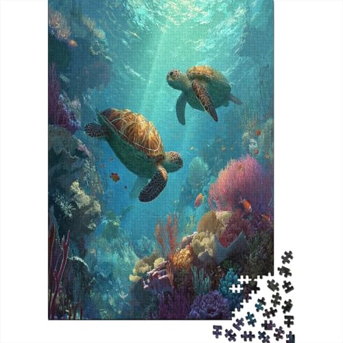 Unterwasserriff mit Fischen und Schildkröten 70x50cm/1000pcs Schwer Puzzle Lernspiel Impossible Herausforderung Spielzeug Für Erwachsene Kinder Unterwasserriff mit Fischen und Schildkröten 70x50cm/1000pcs Schwer Puzzle Lernspiel Impossible Herausforderung Spielzeug Für Erwachsene Kinder von kaiyun