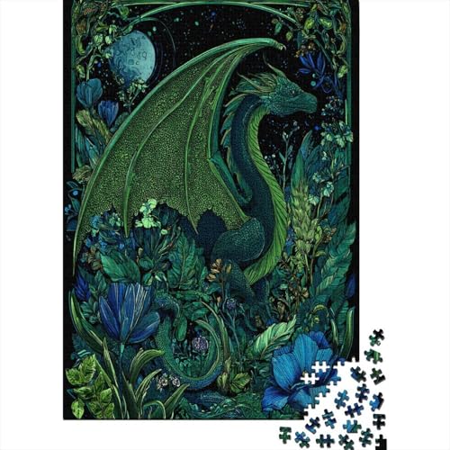 Winged Emerald Drache Puzzle 1000 Teile, Lernspiel, Unmöglich Blumen and Plants, Anspruchsvolles Spielzeug Für Erwachsene Und Kinder Ab 14 Jahren 38x26cm/1000pcs Winged Emerald Drache Puzzle 1000 Teile, Lernspiel, Unmöglich Blumen and Plants, Anspruchsvolles Spielzeug Für Erwachsene Und Kinder Ab 14 Jahren 38x26cm/1000pcs von kaiyun