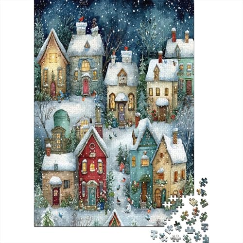 Winterwunderland 38x26cm/1000pcs Schwer Puzzle Lernspiel Impossible Häuser Herausforderung Spielzeug Für Erwachsene Kinder Winterwunderland 38x26cm/1000pcs Schwer Puzzle Lernspiel Impossible Häuser Herausforderung Spielzeug Für Erwachsene Kinder von kaiyun