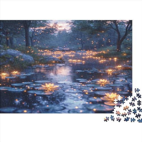 Dreamy Forest Puzzles Erwachsene 1000 Teile Scenery Home Decor Family Challenging Games Lernspiel Geburtstag Entspannung Und Intelligenz 1000pcs (75x50cm) von karMalucky