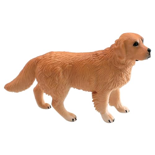 Hunde-Modell-Spielzeug, realistische Hunde-Modell-Figuren, Tier-Hunde-Modell-Spielzeug, interaktives Golden Retriever-Hunde-Modell, langlebiges Hunde-Form-Spielzeug, interaktive Hunde-Aktion für Kinde von kaylo