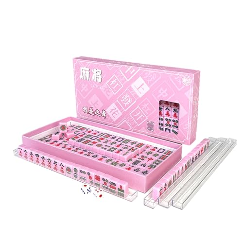 kaylo Mini-Mahjong-Set, Mahjong-Set in Reisegröße,Tragbares Mahjong-Set - Tragbares chinesisches Mini-Mahjong-Set für Studentenwohnheim von kaylo