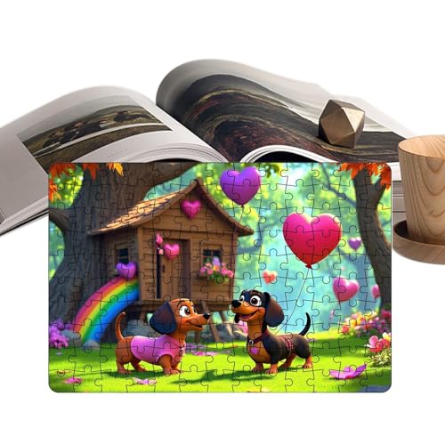 keloppasit Valentinstag-Puzzle für Kinder,Puzzle Valentinstag - Lernpuzzlespiel - Buntes Valentinstag-Puzzle, Set mit 130 romantischen, herausfordernden Puzzles für Kinder und Erwachsene, von keloppasit