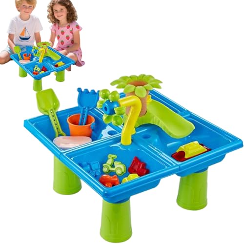 keloppasit Wasser Sand Tisch - Outdoor Aktivitäten Wasserspiel-Tisch,Sensorisches Lernspielzeug Für Drinnen Draußen Garten Spielplatz keloppasit Wasser Sand Tisch - Outdoor Aktivitäten Wasserspiel-Tisch,Sensorisches Lernspielzeug Für Drinnen Draußen Garten Spielplatz von keloppasit