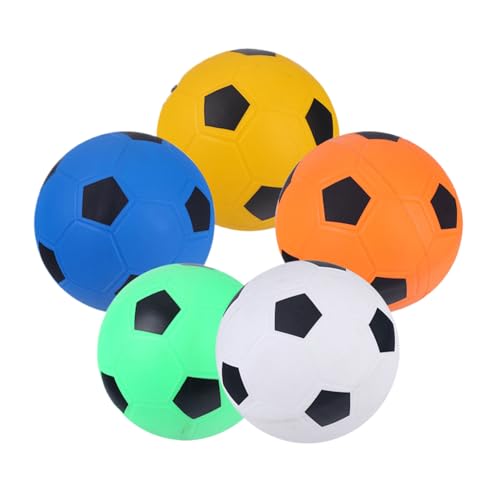 kesurpae 5 teiliger exquisiter 6 Zoll Spielzeugball mit angenehmer Haptik für Babys, der Babys ein gutes Touch Erlebnis bietet. PVC, Fußball von kesurpae