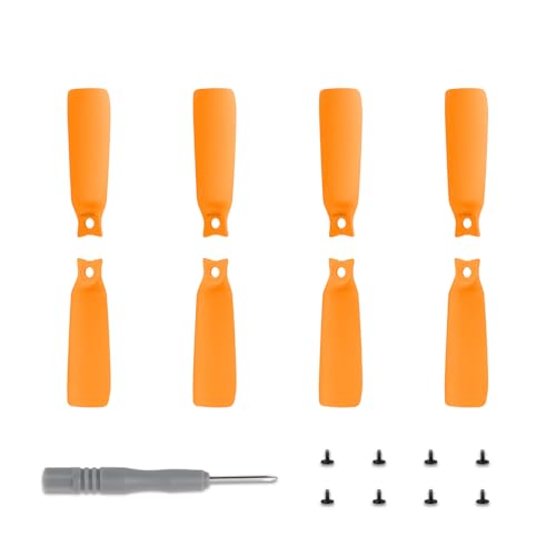 kesurpae FLIP Luftbildkamera Propeller Set, robust, langlebig und stilvoll, speziell für FLIP entwickelt. Leicht und leistungsstark, Orange von kesurpae