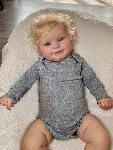 kgniess me Reborn Puppe Lebensechte Puppen Reborn Babys Madchen 20 Zoll Handwaschbar Körper aus weichem Vinyl Echte Babypuppen Realistische Puppe Toddler Baby Dolls von kgniess me