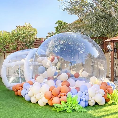 Transparentes Aufblasbares Blasenhaus 100% PVC-Blasen-Zelt Mit GebläSe FüR Party-Hochzeit Oder Kinderspiel, Klares Kuppel-Ballon-Gartenzelt, 10ft Durchmesser-Blasen-Haus, 6ft Tunnel von kiaster