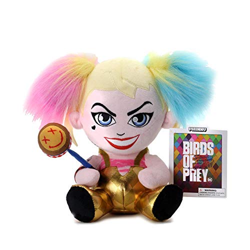 Kidrobot Plüschtier Harley Quinn Birds of Prey, Plüschspielzeug, Spielzeug für Kinder, 20 CEM Plüschfigur zum Verschenken, Geburtstag, Sammler und Halloween von kidrobot