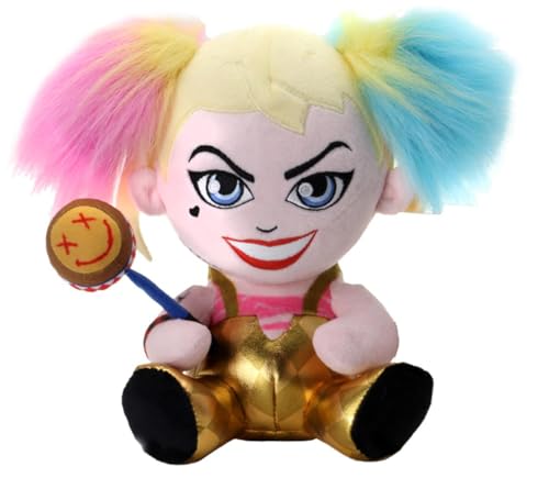 Kidrobot Plüschtier Harley Quinn Birds of Prey, Plüschspielzeug, Spielzeug für Kinder, 20 CEM Plüschfigur zum Verschenken, Geburtstag, Sammler und Halloween von kidrobot