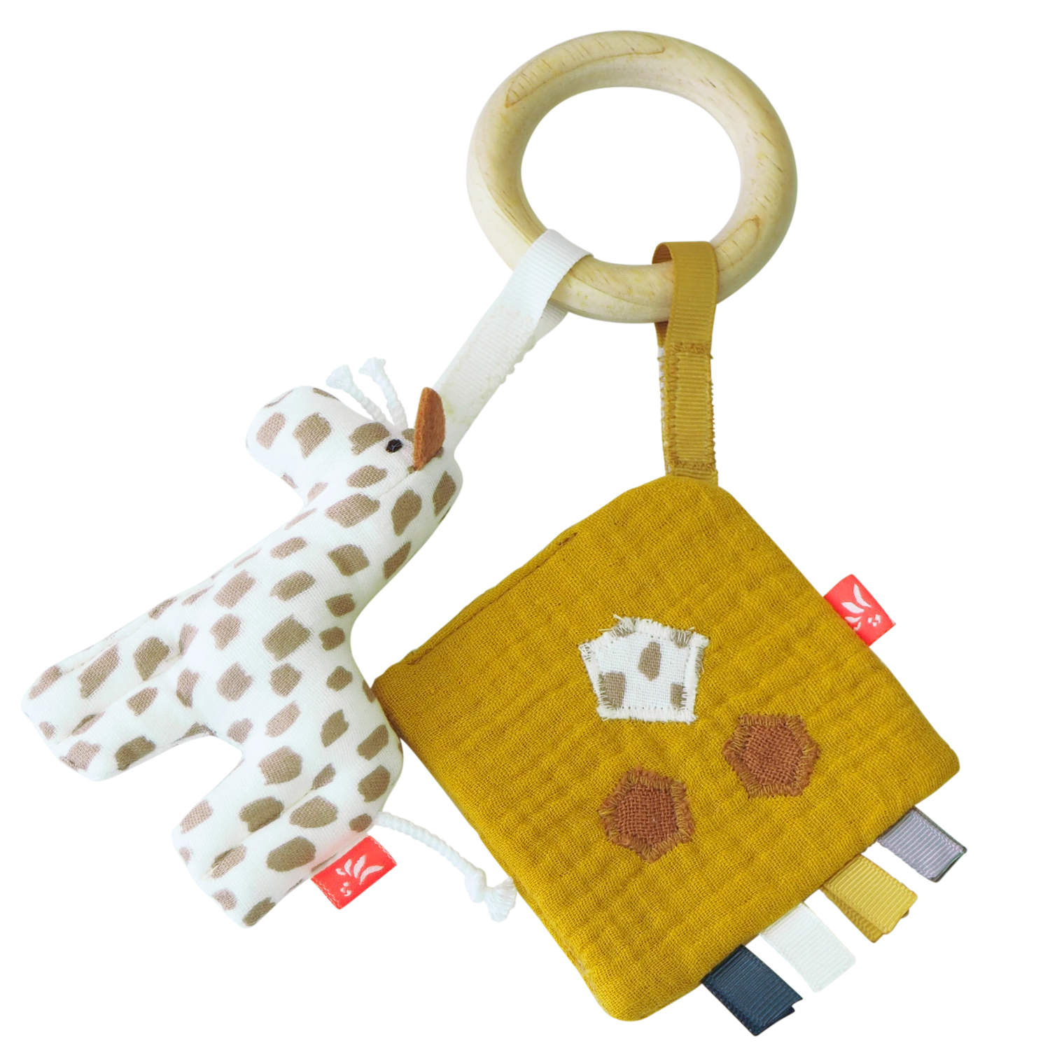 kikadu - Beißring mit Giraffe und Knistertuch kikadu - Beißring mit Giraffe und Knistertuch von kikadu