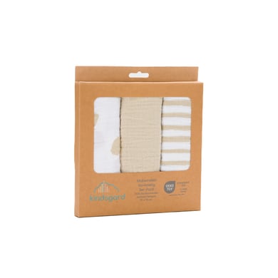 kindsgard Mullwindeln bovkaelig 3er-Pack beige von kindsgard