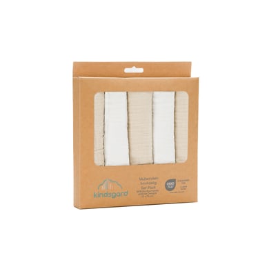 kindsgard Mullwindeln bovkaelig 5er-Pack beige von kindsgard