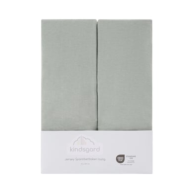 kindsgard Spannbettlaken laylig 2er-Pack 60 x 120 cm mint von kindsgard