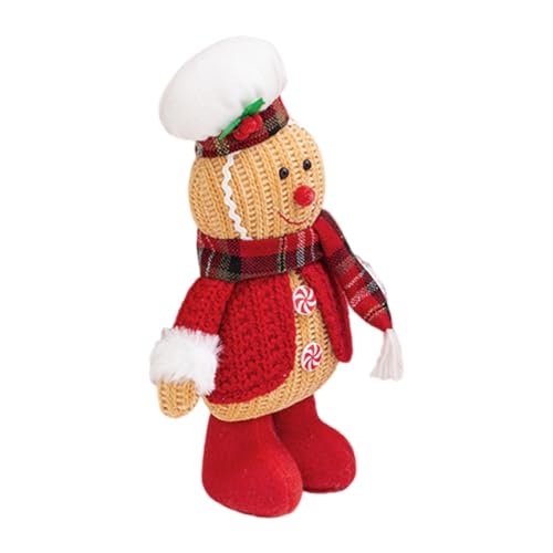 kinrguiyuez Lebkuchenmann-Stofftier, Weihnachts-Lebkuchenmann-Plüschspielzeug | Kreatives Weihnachtsplüschkissen - Niedliche, lustige Plüschtiere in Lebkuchenform für Sofa, Weihnachtsfeier, kinrguiyuez Lebkuchenmann-Stofftier, Weihnachts-Lebkuchenmann-Plüschspielzeug | Kreatives Weihnachtsplüschkissen - Niedliche, lustige Plüschtiere in Lebkuchenform für Sofa, Weihnachtsfeier, von kinrguiyuez