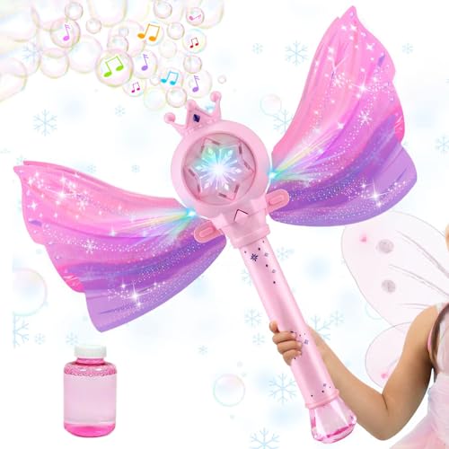 kinrguiyuez Leuchtender Blasenstab - Flügel-Design Blasenstab - Automatisches Batteriebetriebenes Leuchtendes Musik Spielzeug Für Kinder Erwachsene Garten Outdoor Sommer kinrguiyuez Leuchtender Blasenstab - Flügel-Design Blasenstab - Automatisches Batteriebetriebenes Leuchtendes Musik Spielzeug Für Kinder Erwachsene Garten Outdoor Sommer von kinrguiyuez