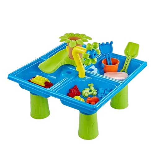 kinrguiyuez Wassertisch - Strandsand Wasserspiel Tisch Für Kinder,Sensorisches Lernspielzeug Für Drinnen Draußen Garten Spielplatz kinrguiyuez Wassertisch - Strandsand Wasserspiel Tisch Für Kinder,Sensorisches Lernspielzeug Für Drinnen Draußen Garten Spielplatz von kinrguiyuez