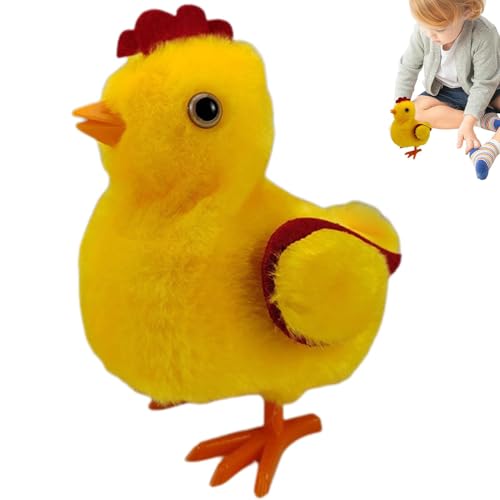 Chicken Doll Toy, Electronic Chicken Toy, Plush Chicken With Sounds, Jumping Flapping Wings Toy, Walking Chicken For Kids, Battery Powered Chicken Toy, Soft Chicken Doll, Interactive Plush Toy von kivrimlarv