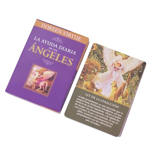 Daily Guidance from Your Angels Oracle Cards Deck | Tarot Cards for Beginners | 44-Card Tarot Deck for Professional Players and Beginners, Angelic Tarot Reading for Spiritual Insight von kivrimlarv