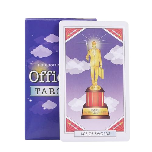 Unofficial Office Tarot, Oracle Cards Board Game, Tarot Set for Divination, Fate Divination Card Game, Tarot Cards Deck, Tarot Set for Beginners and Enthusiasts: Family Game for Interactive Fun von kivrimlarv