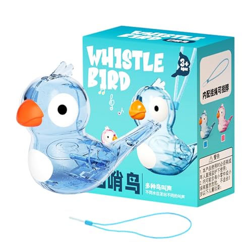 Wasservogelpfeife, Warbling Bird Call Whistle, Wiederverwendbare Vogelrufpfeife, tragbare Vogelpfeife, Vogelrufpfeife, Jugendliche, kinderfreundliche Vogelrufpfeife, Kindervogelpfeife von kivrimlarv