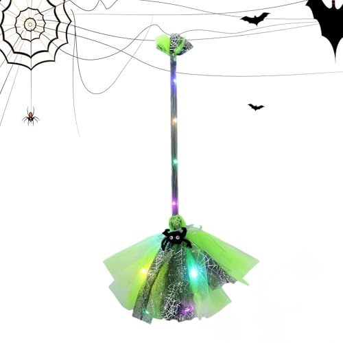 kivrimlarv Costume Witch |Traditional Witch | Enchanting Witch Broom For Halloween | Witch Broom For Kids | Classic Halloween Props 65 X 25 X 40 Cm And 25.59 X 9.84 X 15.75 von kivrimlarv