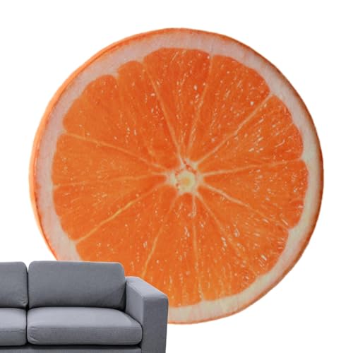 kivrimlarv Fruit Pillow, Round 3D Stuffed Throw Pillows, Kiwi Orange Lemon Pillows, Watermelon Seat Cushions, Sofa Pillows for Home, Kids Couch Fruit Pillows, Classroom Fruit Cushions von kivrimlarv