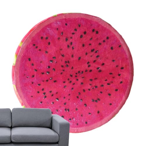 kivrimlarv Fruit Pillow, Round 3D Stuffed Throw Pillows, Kiwi Orange Lemon Pillows, Watermelon Seat Cushions, Sofa Pillows for Home, Kids Couch Fruit Pillows, Classroom Fruit Cushions von kivrimlarv