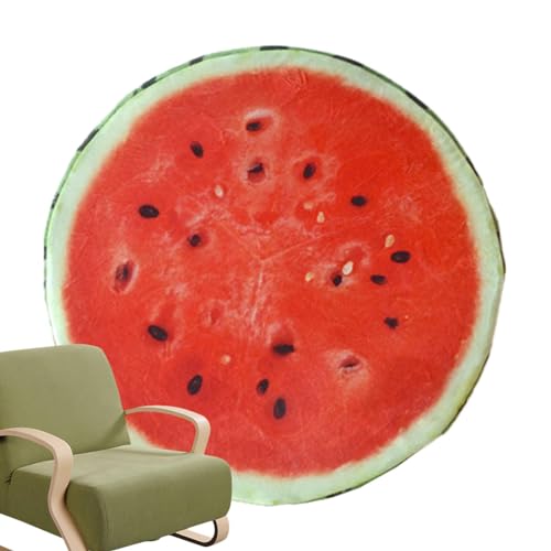 kivrimlarv Fruit Pillow, Round 3D Stuffed Throw Pillows, Kiwi Orange Lemon Pillows, Watermelon Seat Cushions, Sofa Pillows for Home, Kids Couch Fruit Pillows, Classroom Fruit Cushions von kivrimlarv