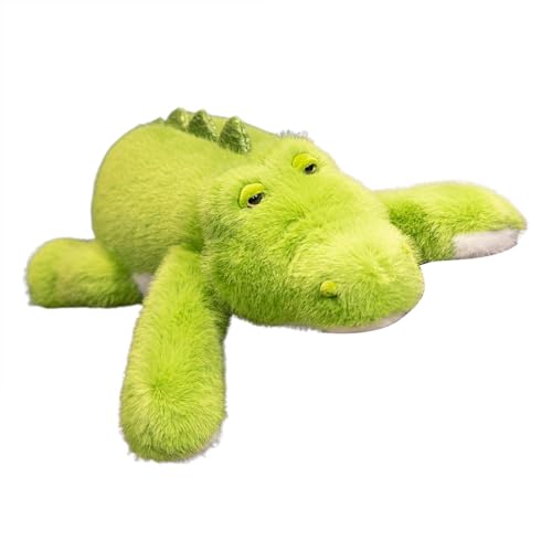 kivrimlarv Soft Alligator Stuffed Animal, Snuggly Plush Gator Toy, Cartoon Green Alligator Plush for Kids, Adorable Cute Stuffed Alligator Plush 17.72x7.87x5.91 for Kids Boys, Girls von kivrimlarv