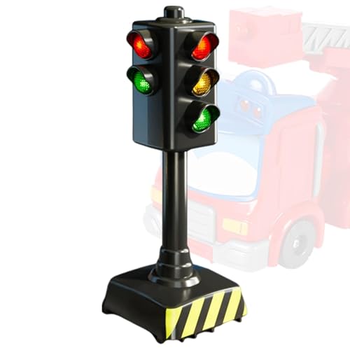 kivrimlarv Traffic Light Toy | Small Traffic Light Signs with Lights and Sounds | Crosswalk Signal Model for Safety Traffic Indication | Educational Birthday Playset Toy for Kids Boys and Girls von kivrimlarv