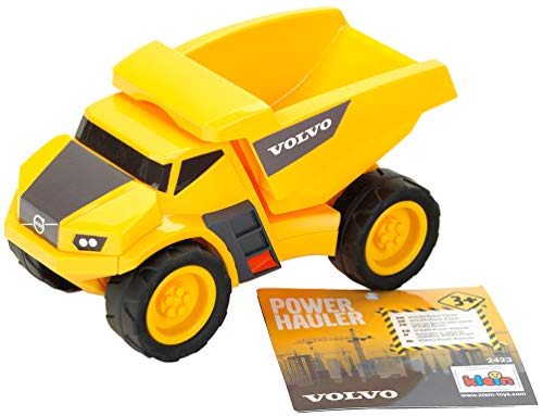 Theo Klein 2423 Volvo Power Kipper | Hochwertiger Kipplaster im Maßstab 1:24 | Baustellenfahrzeug mit Breiten Reifen | Maße: 22 cm x 11 cm x 12 cm | Spielzeug für Kinder ab 3 Jahren von Theo Klein