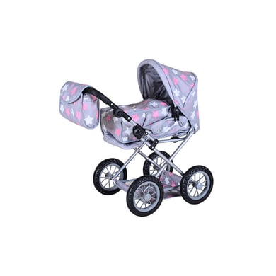 knorr toys® Puppenwagen Ruby, star grey pink von knorr toys®