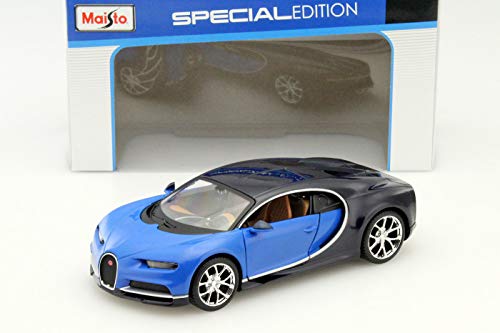 Maisto Bugatti Chiron Baujahr 2016 blau 1:24 von koenig-tom