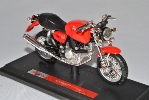 Maisto Ducati GT 1000 Rot Mit Sockel 1/18 Modell Motorrad von koenig-tom