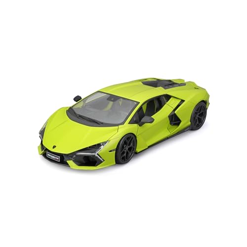 Maisto Lamborghini Revuelto (2023): Modellauto im Maßstab 1:18, Motorhaube, Kofferraum und Türen beweglich, grün (531464G) von koenig-tom